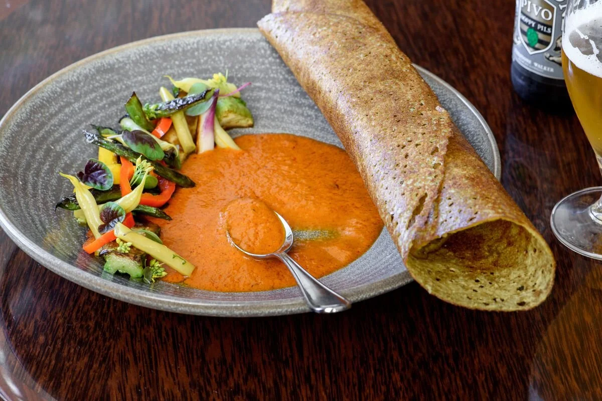 DOSA combines flavorful, authentic dishes with a seasonal, local sensibility to bring a fresh take on Indian cuisine.