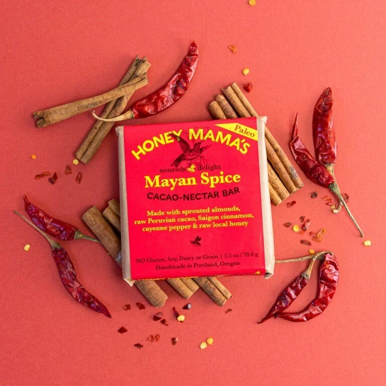 Honey Mama's honey-cocoa bars.