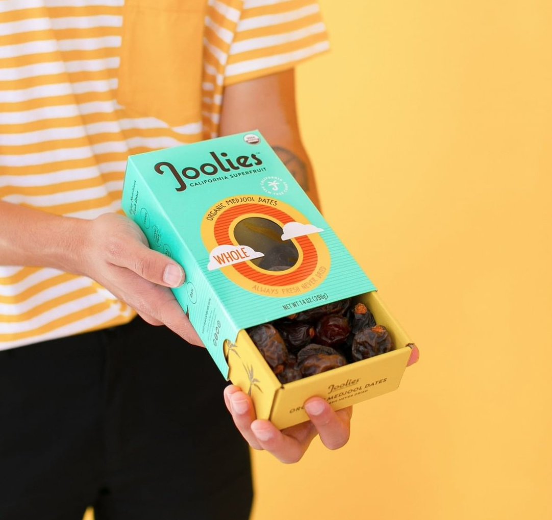 Joolies California grown organic dates.