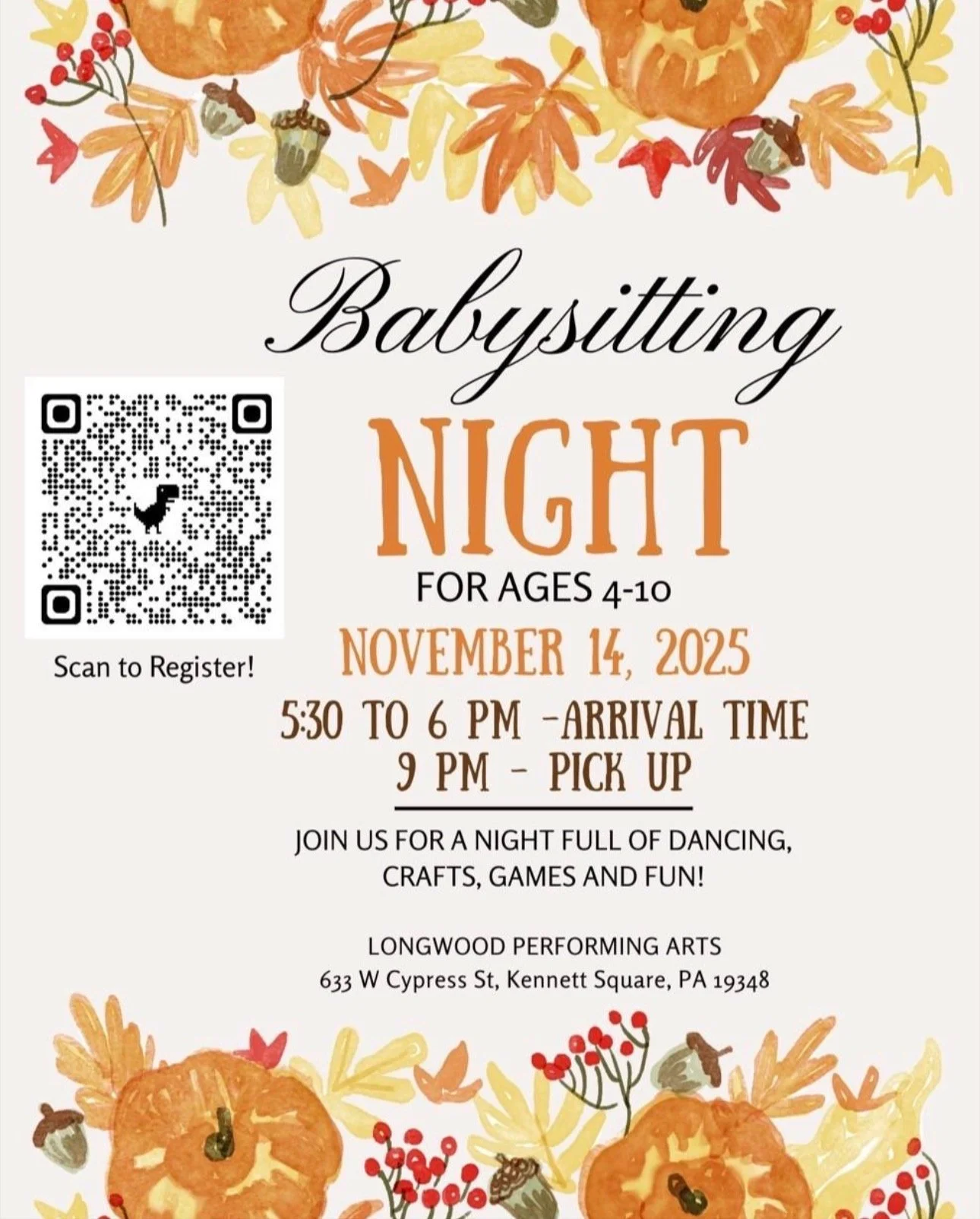 LPA Babysitting Night!