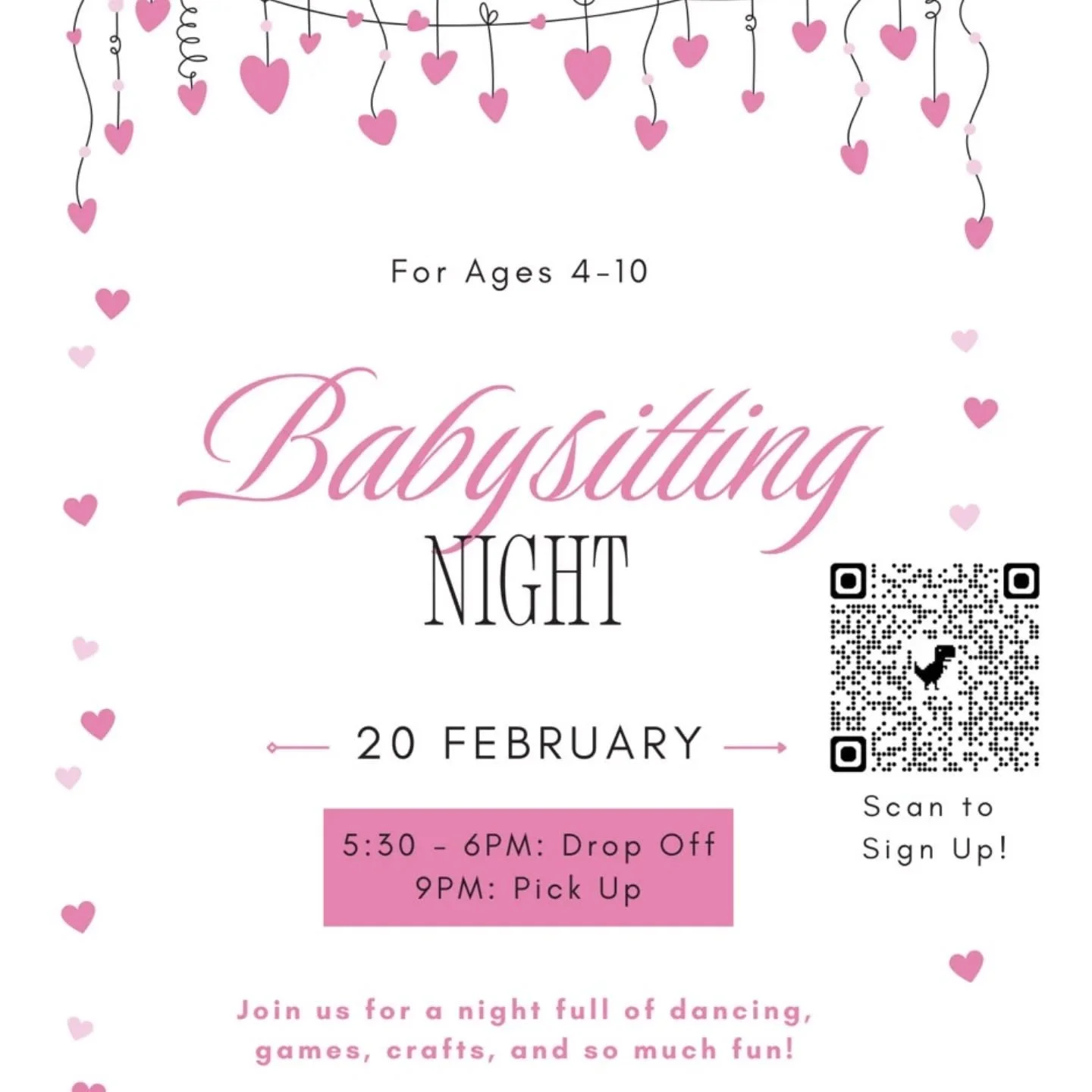 Our Junior Class is hosting another LPA Babysitting Night! Enjoy a night out while your dancer joins us for crafts, games, dancing and fun! All proceeds go to organizations providing arts opportunities for underserved communities! 

Sign up at the li
