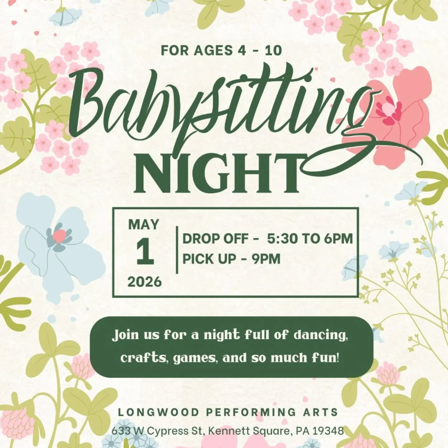 Our Junior Class is hosting another Babysitting Night! Sign up at link in bio 💜 #lpaalltheway