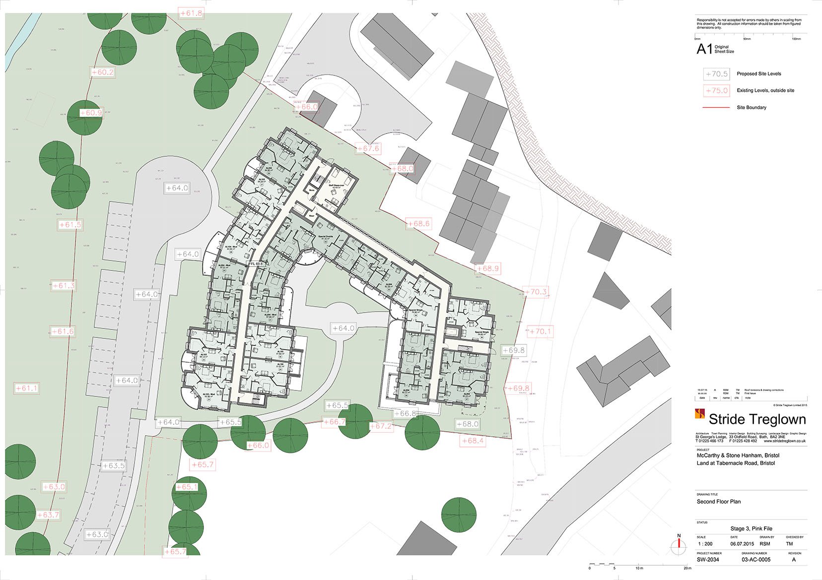 Site Plan & Internal of Third Storey