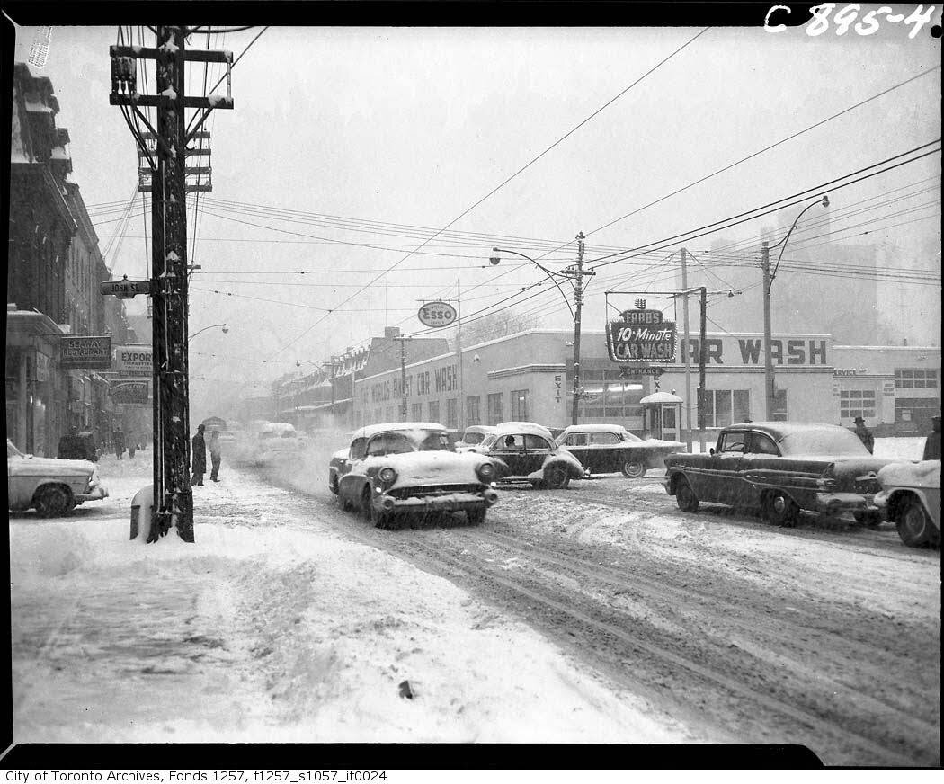 Snow on King and John St - 1940s (Copy)