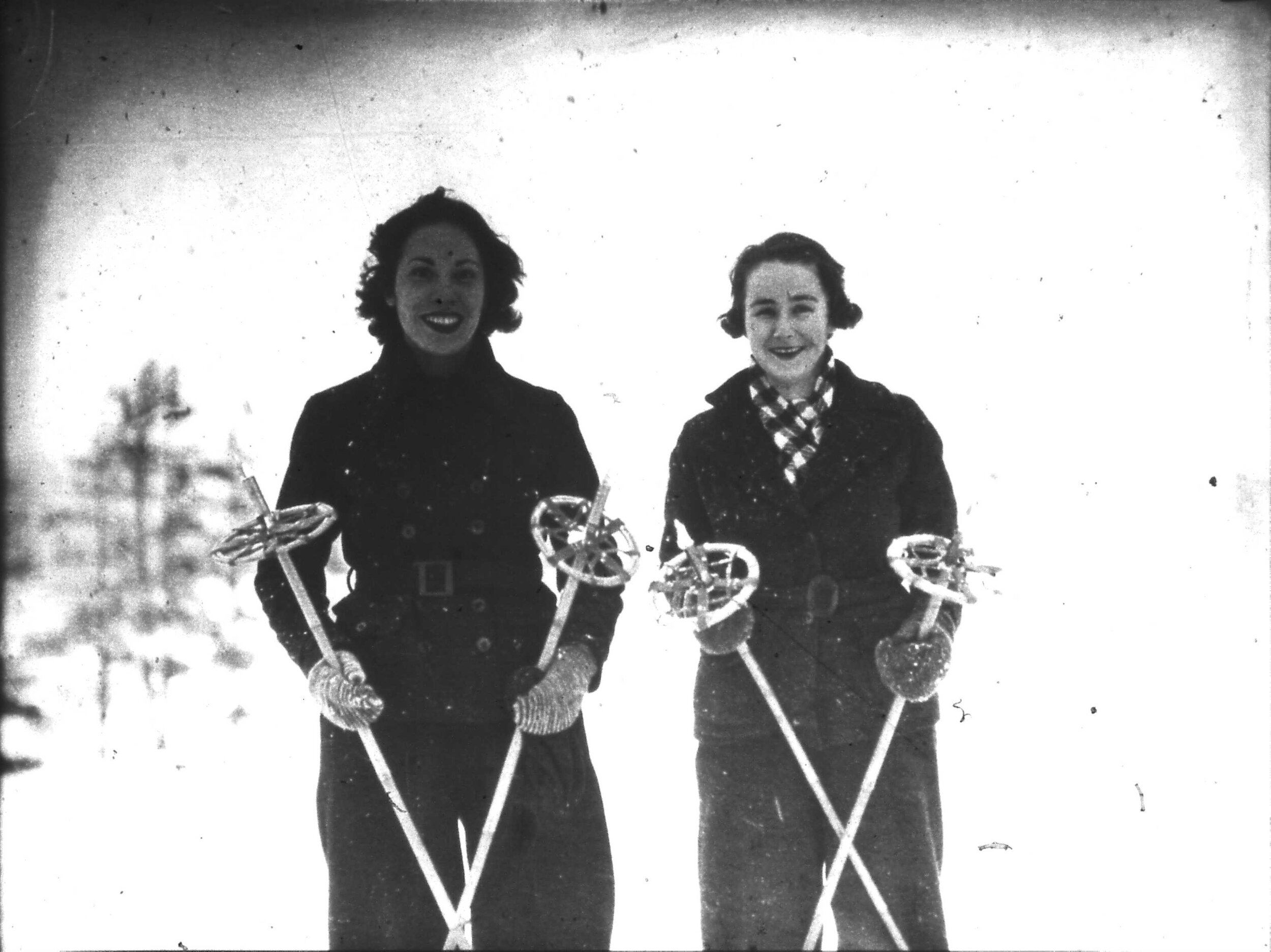 Young Women Skiing High Park - 1936 (Copy)