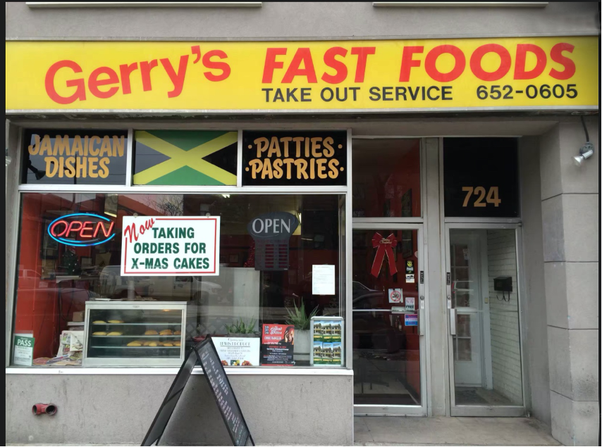 Gerry's Fast Food storefront
