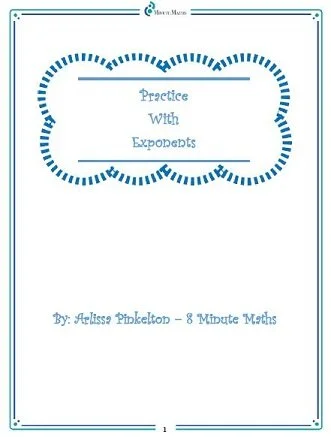 Exponents Practice