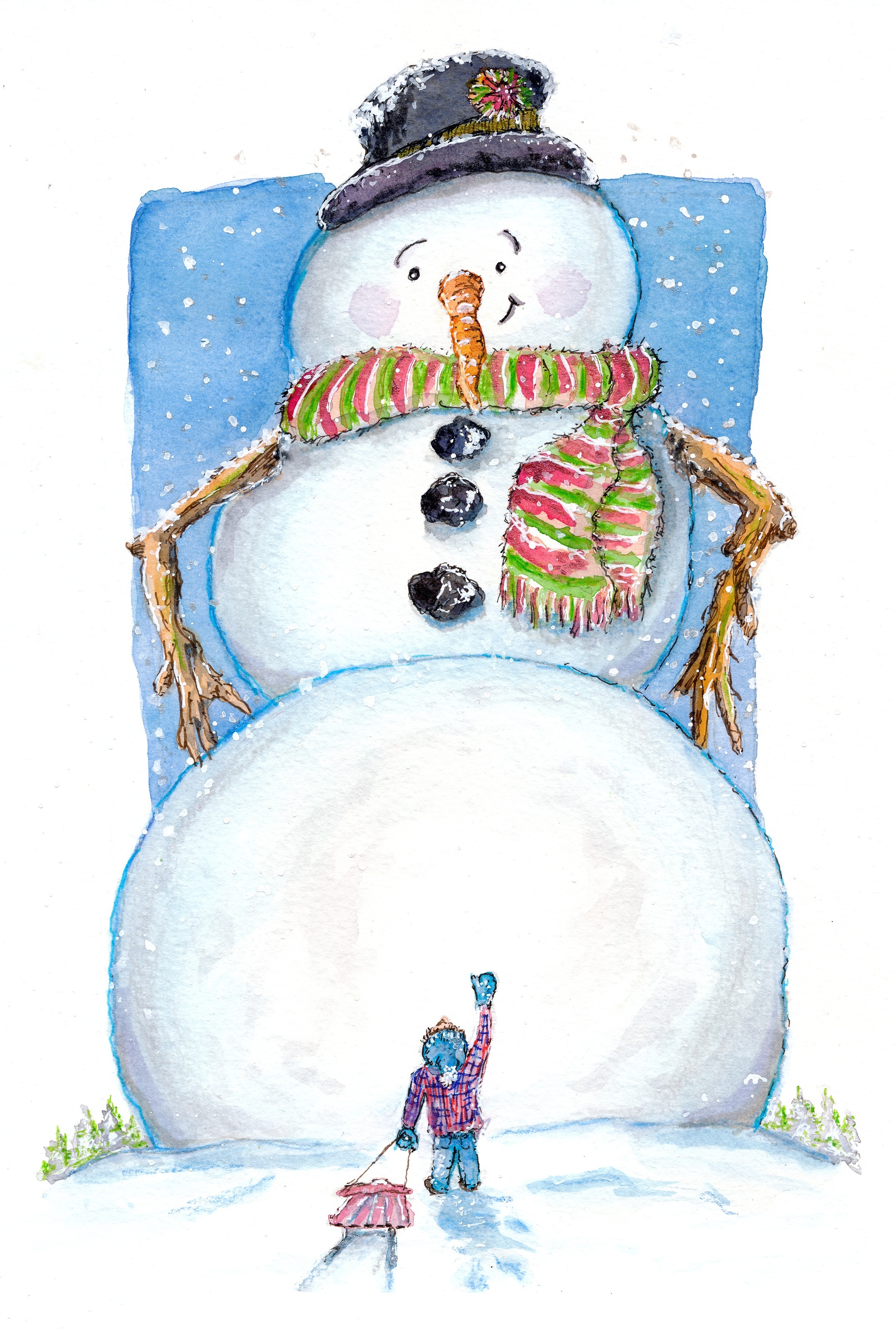 The Giant Snowman Greeting