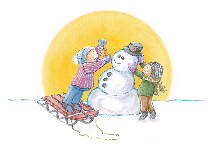 Building a snowman