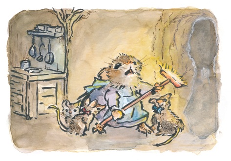 Mrs. Mouse will protect the children