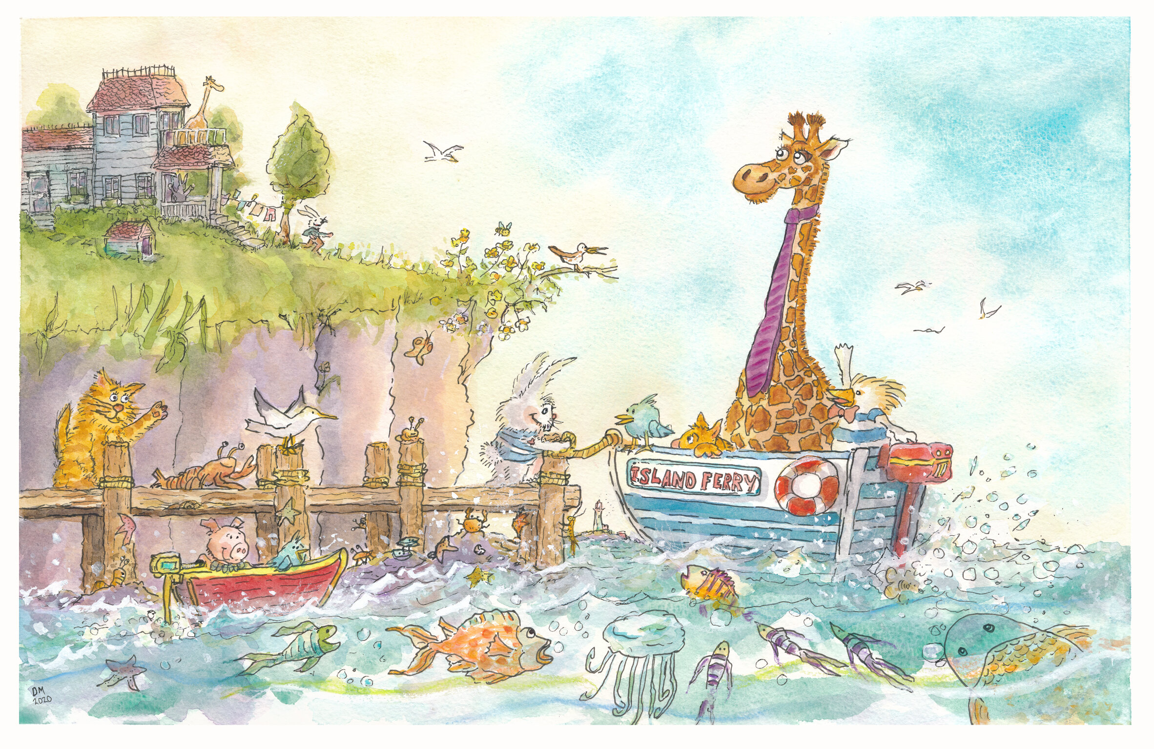 Giraffe Island Ferry