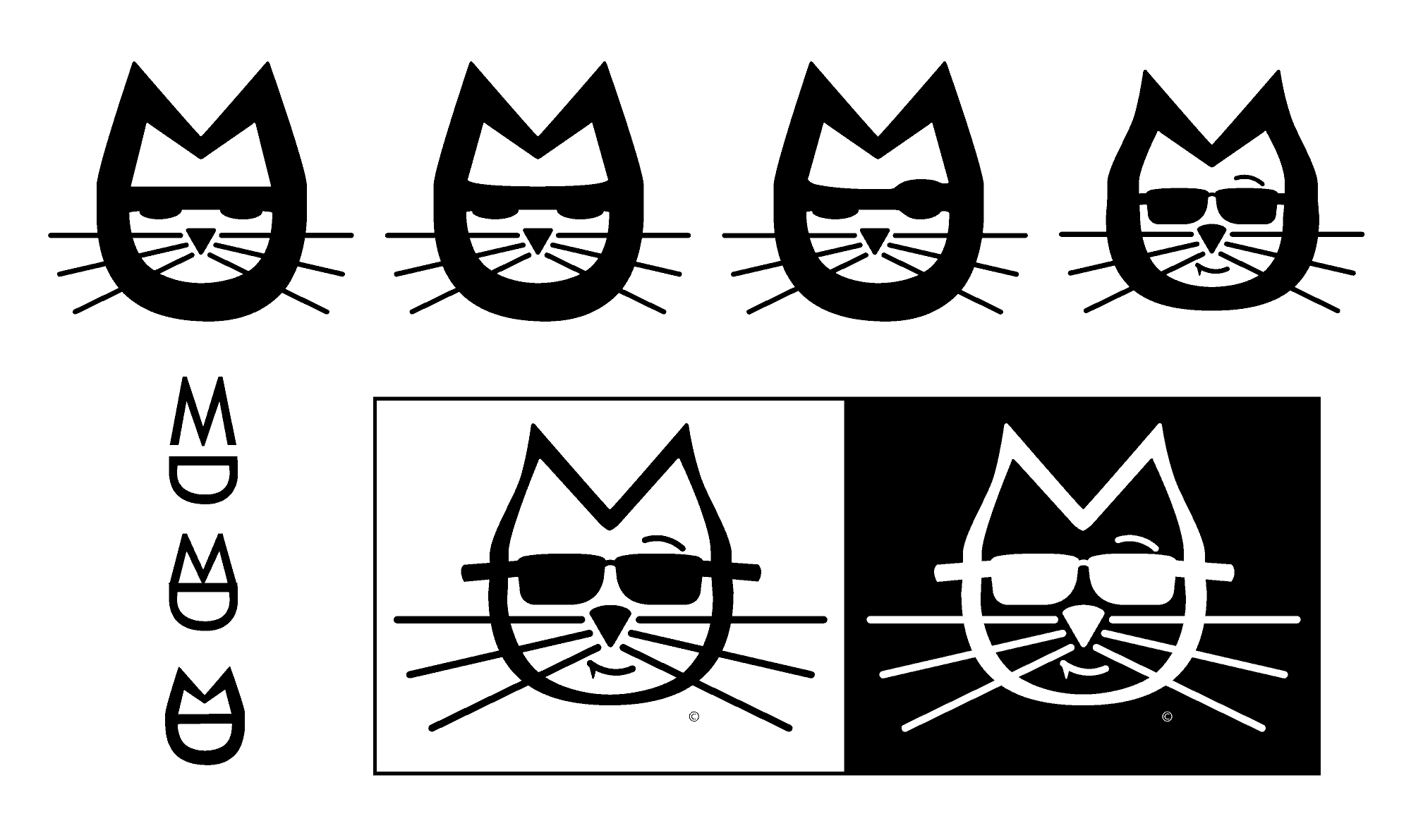 cat logo evolution