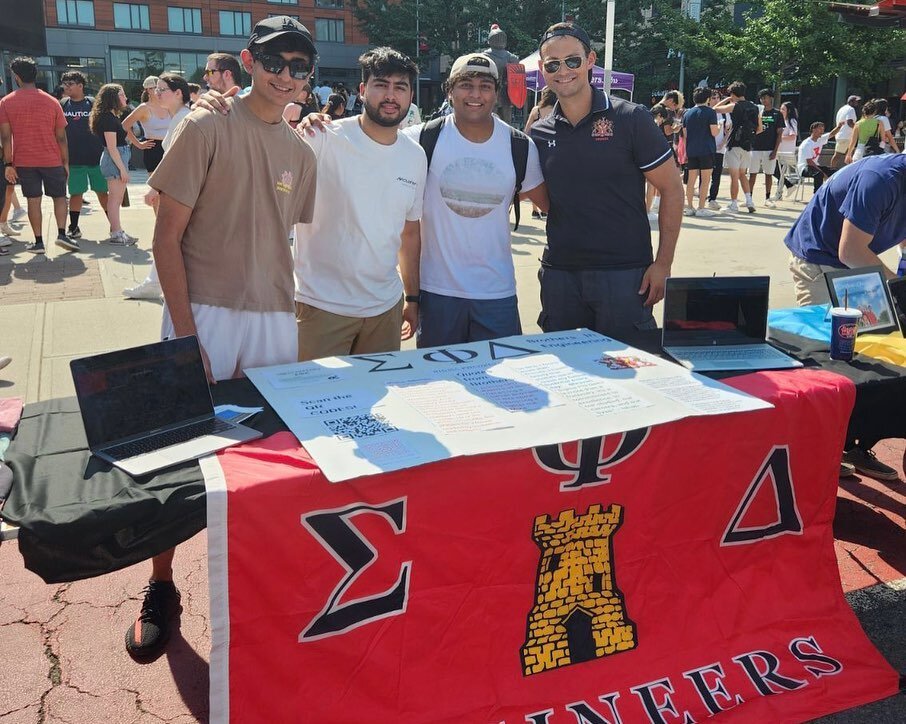 We are excited to announce an interest group at Rutgers University! Today, interested students tabled at the University Involvement Fair. The road to rechartering Omega Chapter has begun!