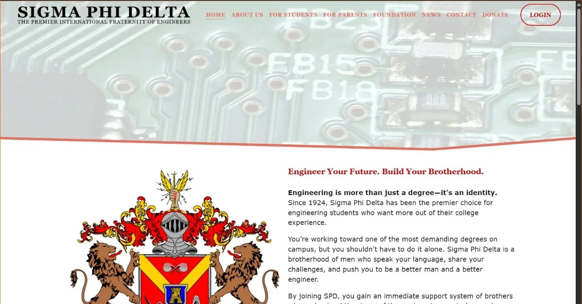 Upgrading the Digital Brotherhood: Exploring the New SigmaPhiDelta.org