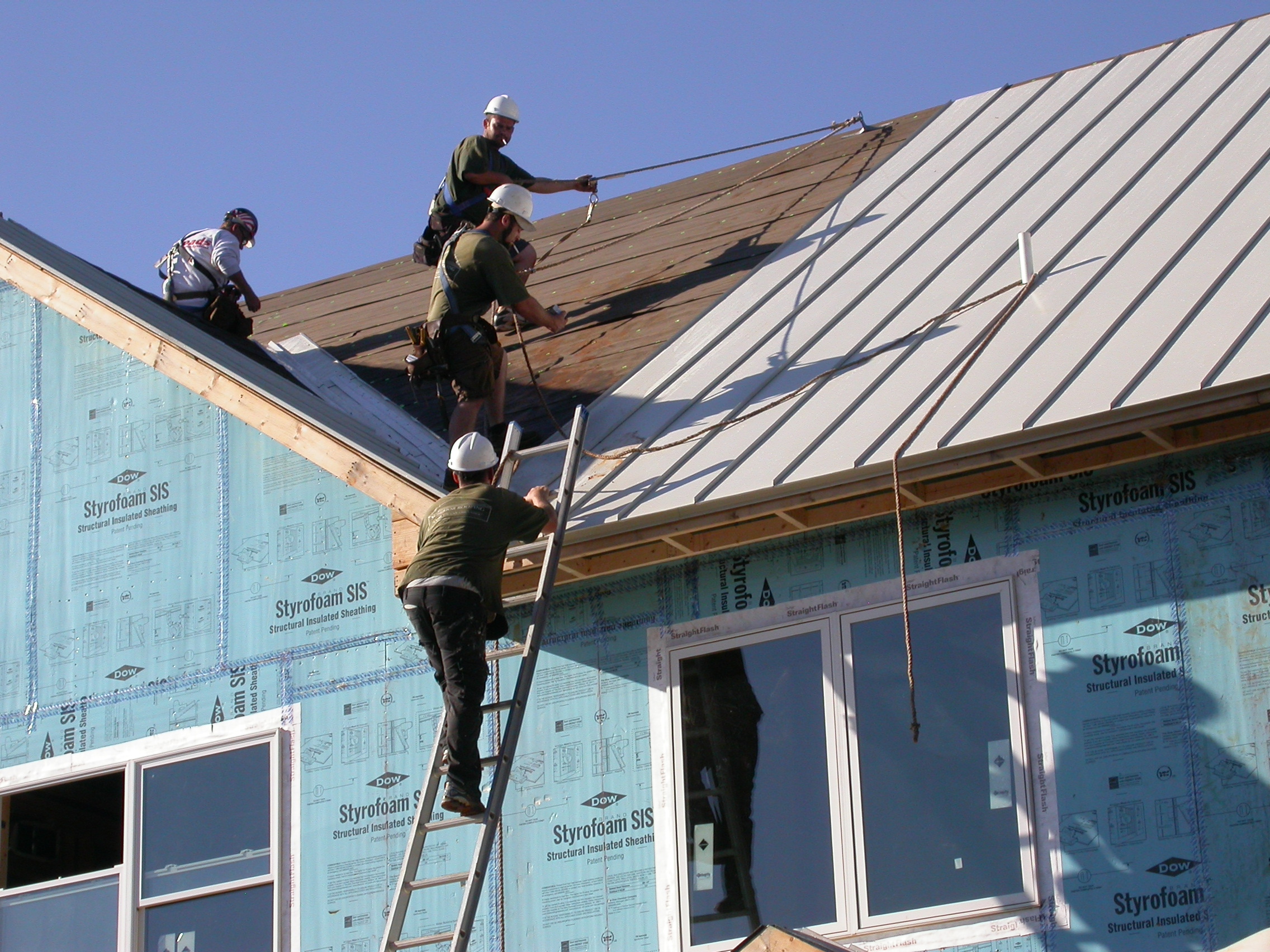 Victoria Ridge roof construction