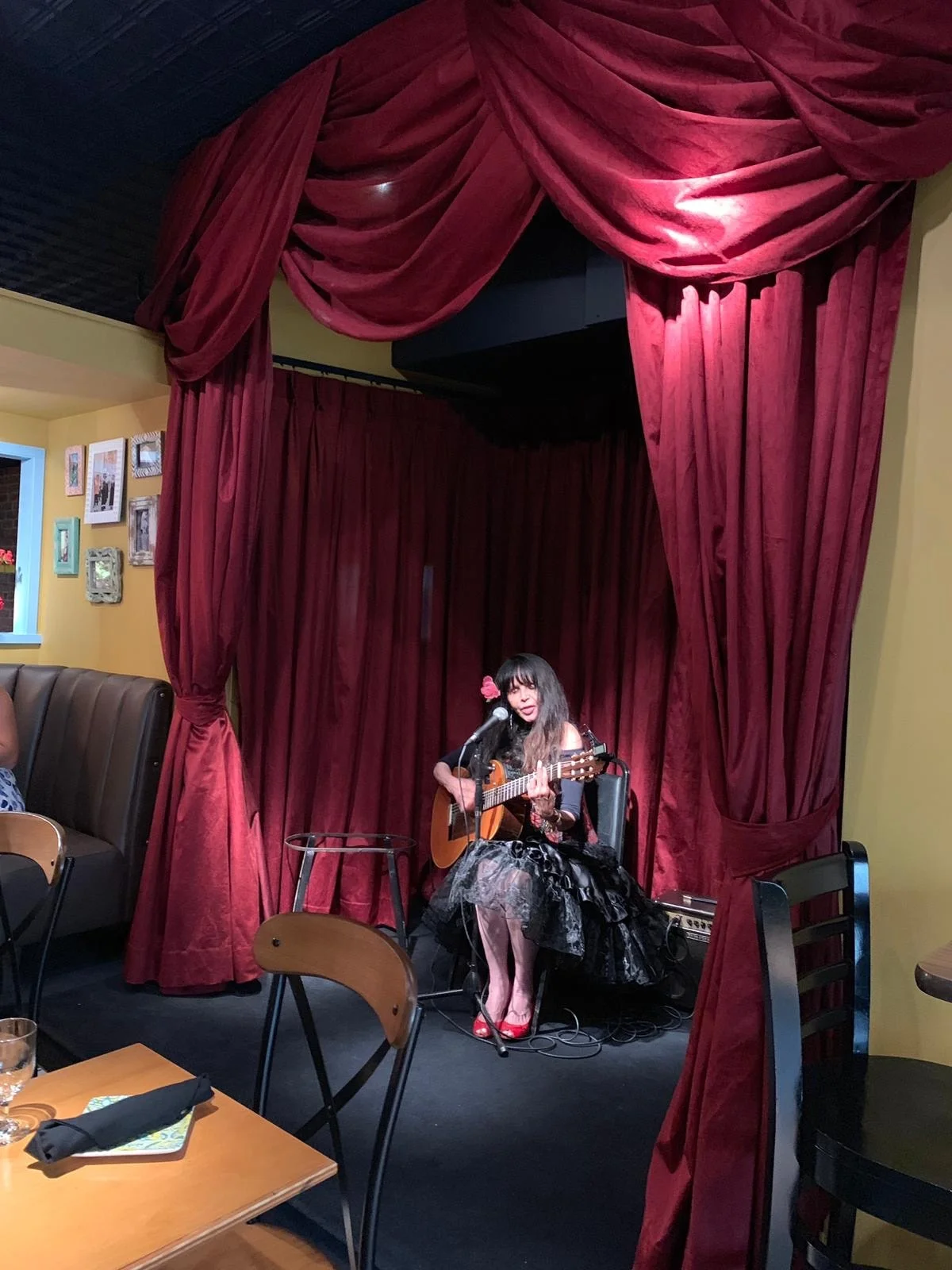  Flamenco guitarist and singer Victoria De Hesa 