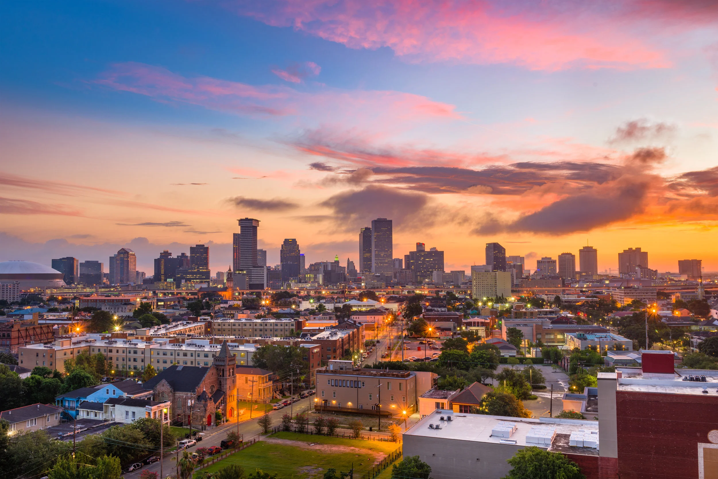 New Orleans, LA skyline