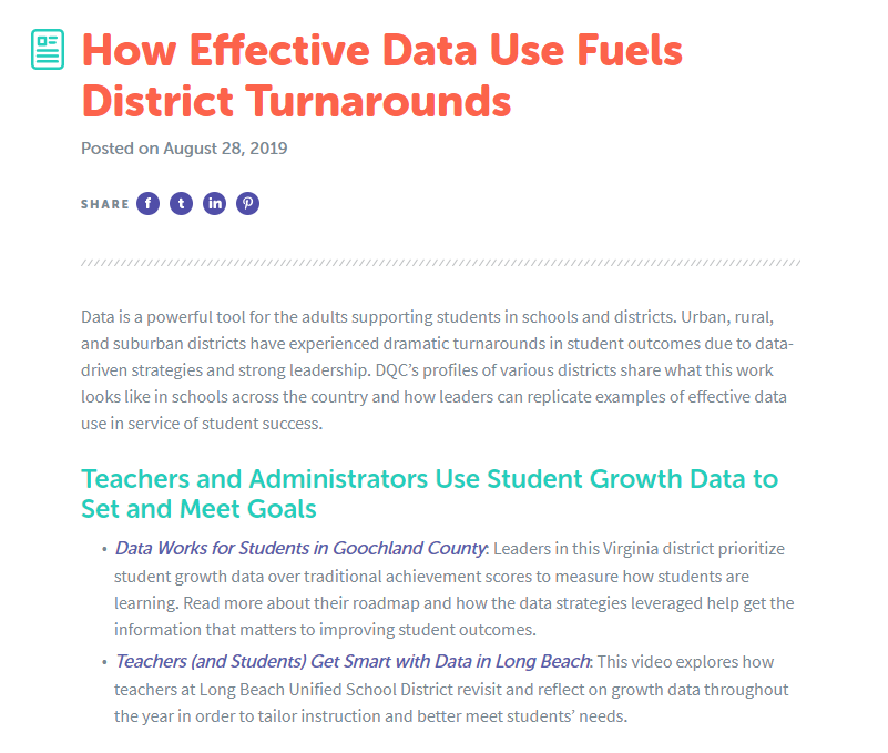 "How Effective Data Use Fuels District Turnarounds"