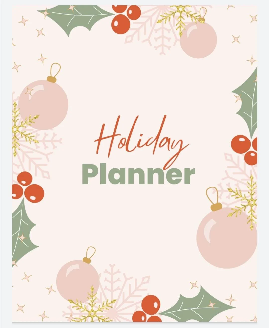 Holiday Planner