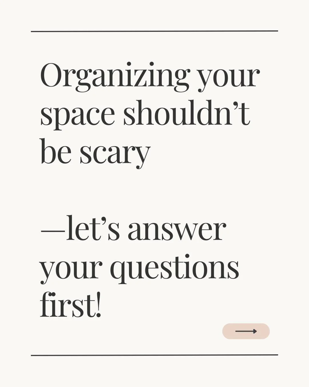 Thinking about working with a professional organizer but not sure where to start? πβ£
β£
We’ve rounded up some of the most common questions we get—from what happens to your stuff to how we keep your home organized long-term.β£
β£
β¨ Tap throu