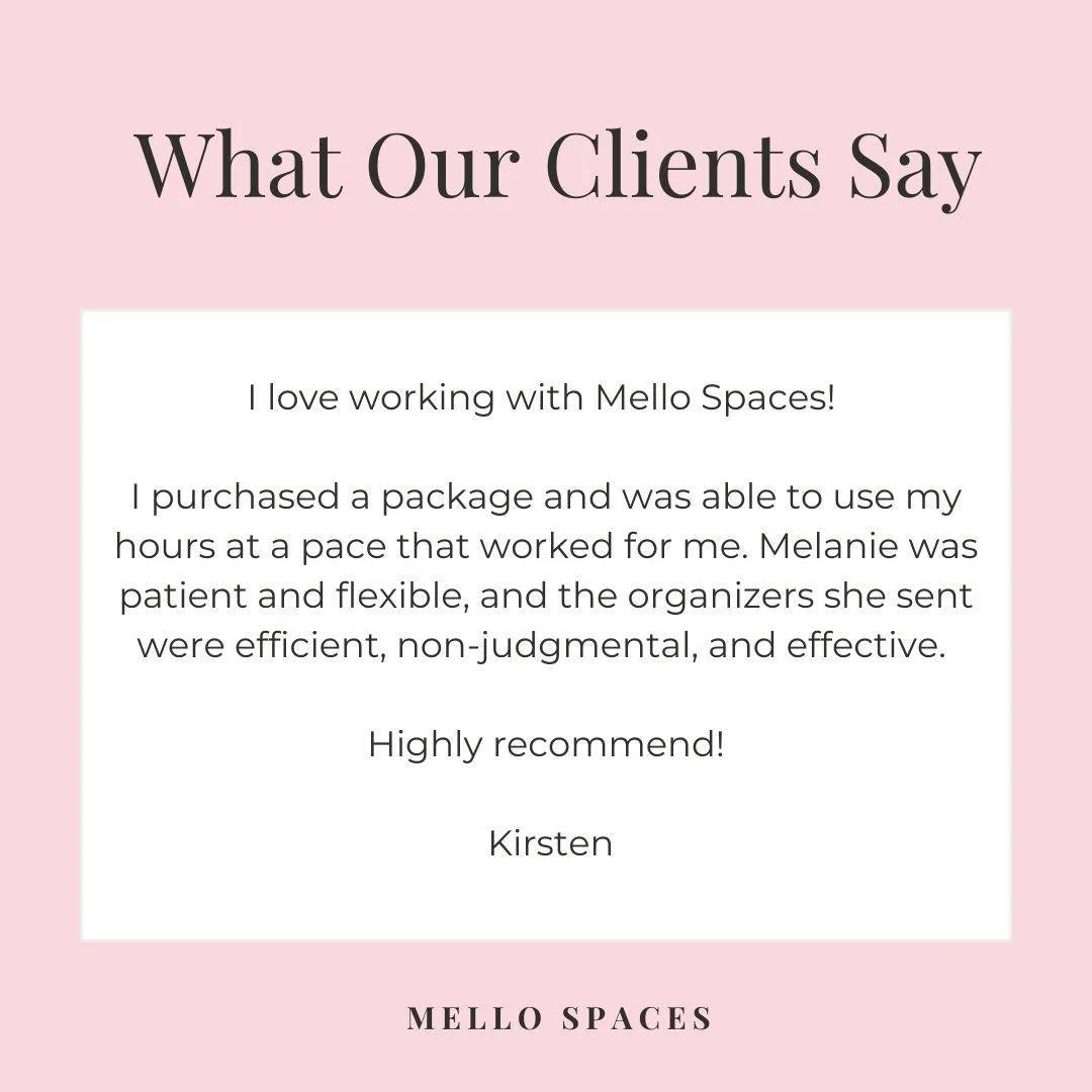 A little love from our clients goes a long way!⁣
⁣
We&rsquo;re so grateful to help families create organized homes that actually work for them.⁣
⁣
Want to get organized this year? DM us to get started!