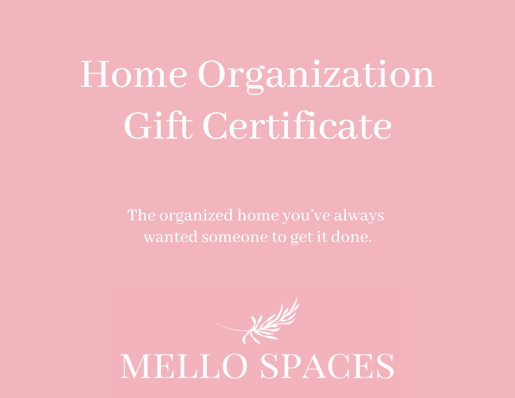 Gift Certificate