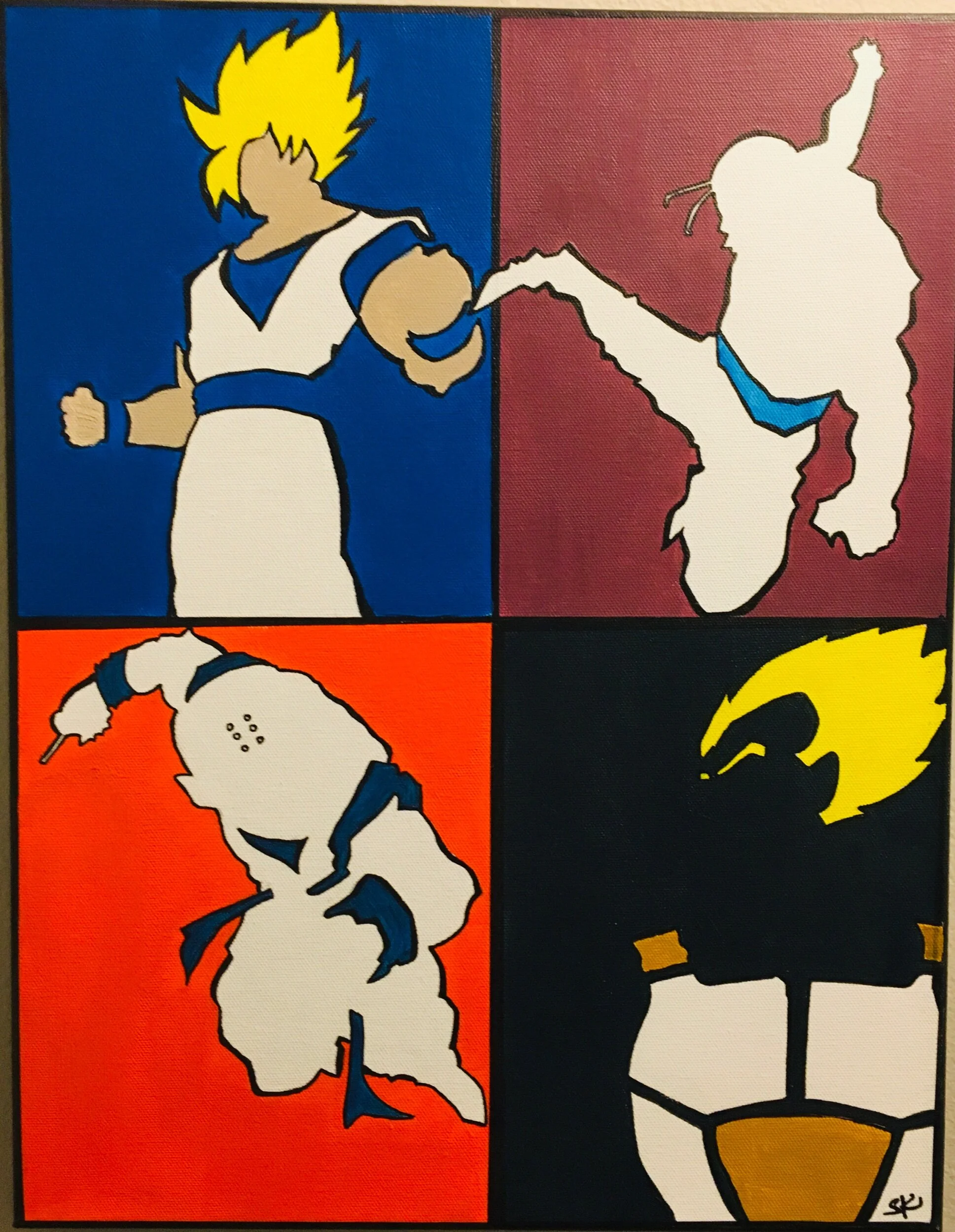 Dragon Ball Z Pop Silhouette