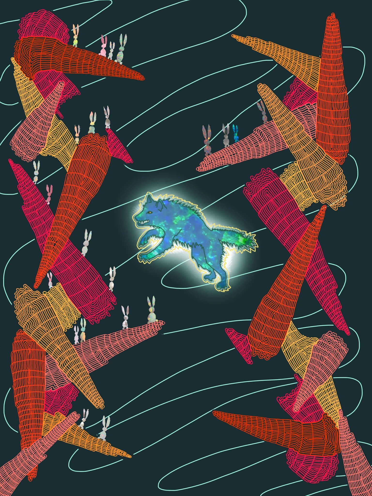 Wolf vs. Rabbits.JPG