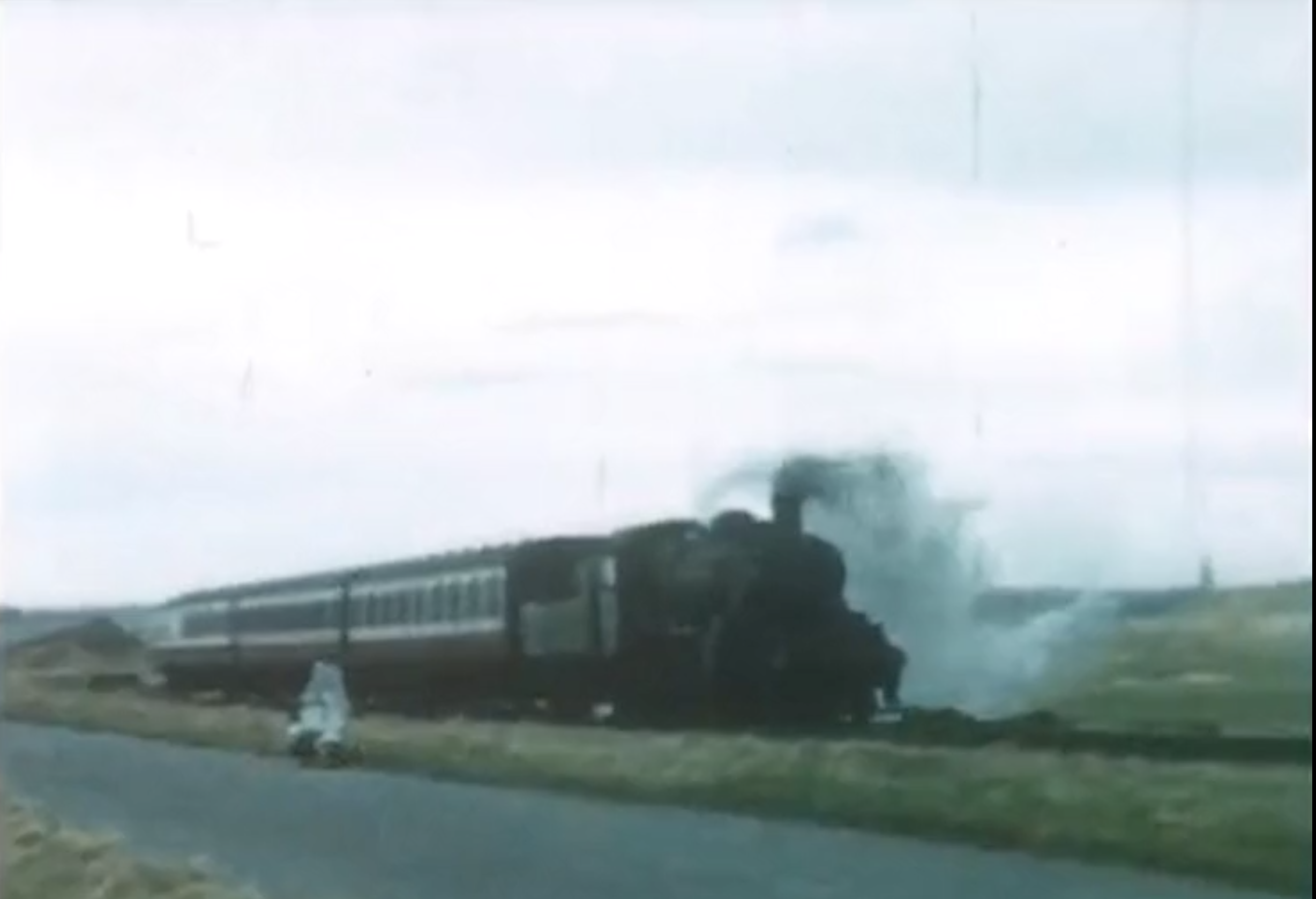 (DORIC) Cairnbulg to Fraserburgh Train 1959