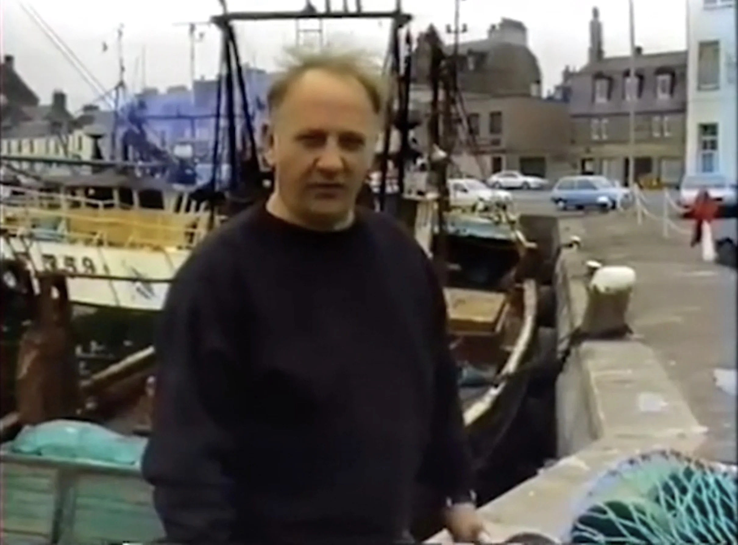 (DORIC) Fisherman at Fraserburgh Harbour