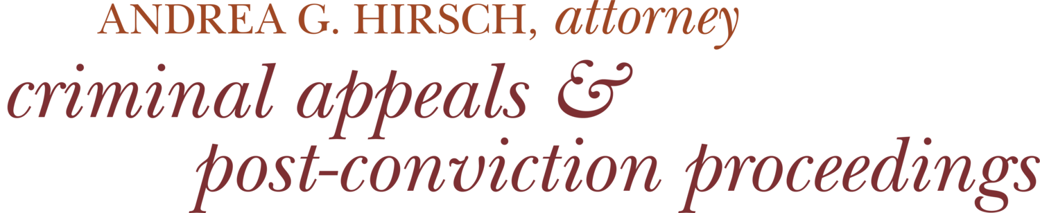 ANDREA G. HIRSCH, attorney