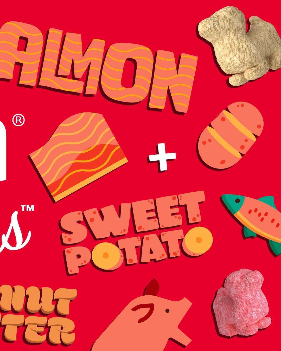 🐟🍠 Reel in the flavor! Salmon &amp; Sweet Potato Pup Corn Plus &ndash; the snack so delish, your pup will be hooked after the first crunch. 

#SnackTimeCatch #SweetPotatoPerfection #PupCornPlus
