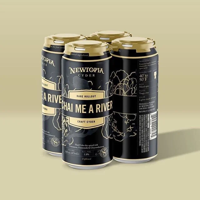 Black | Gold 
Elegant &amp; Distinguished

Two colors that speak for themselves... 🕶

Welcome | Chai Me A River 🤯

Freshly canned 16oz 4-packs of this Gold Medal Winner will hit the streets below:

San Diego
Los Angeles
Inland Empire
Orange County