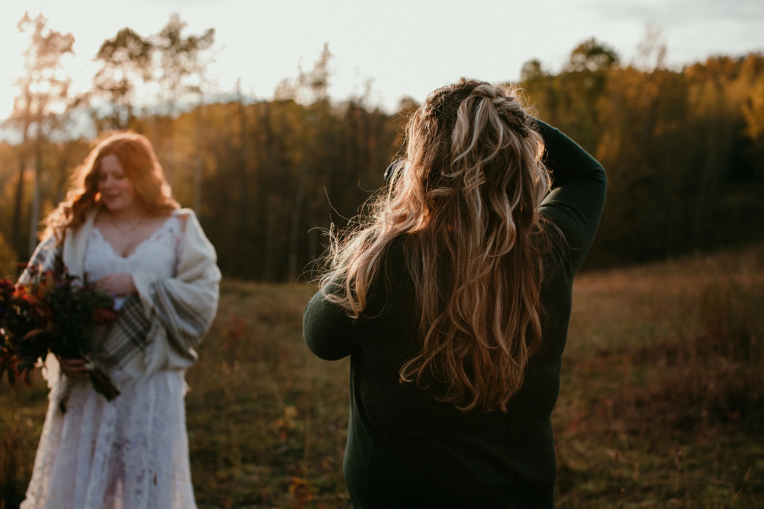 Behind the scenes of a Maternity Session