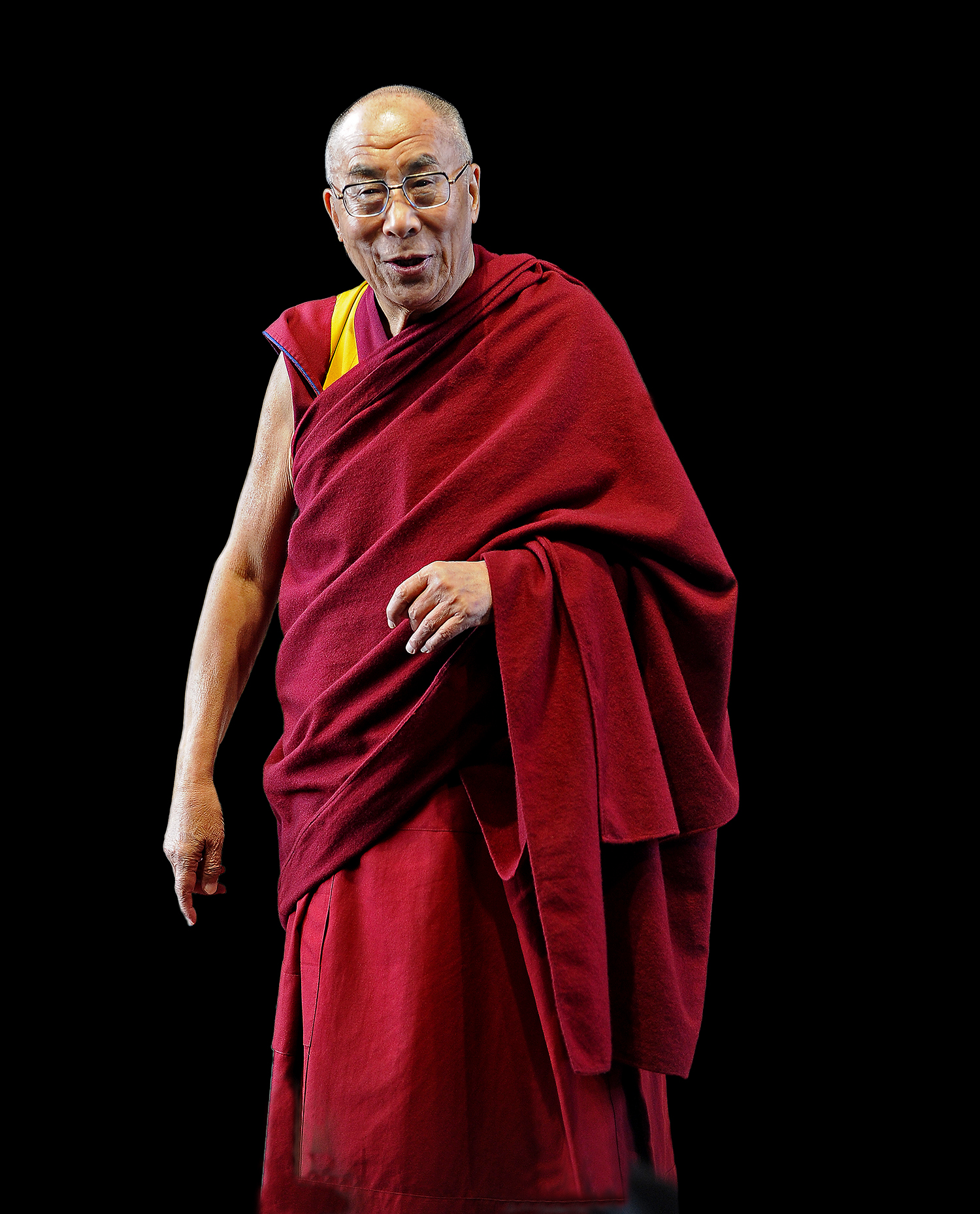 HIS HOLINESS THE 14TH DALAI LAMA.