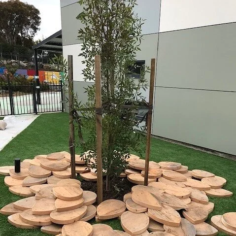 New kindergarten in HOBART by MCA Architects landscape and art installation underway #architecture #schooldesign #kindergarten