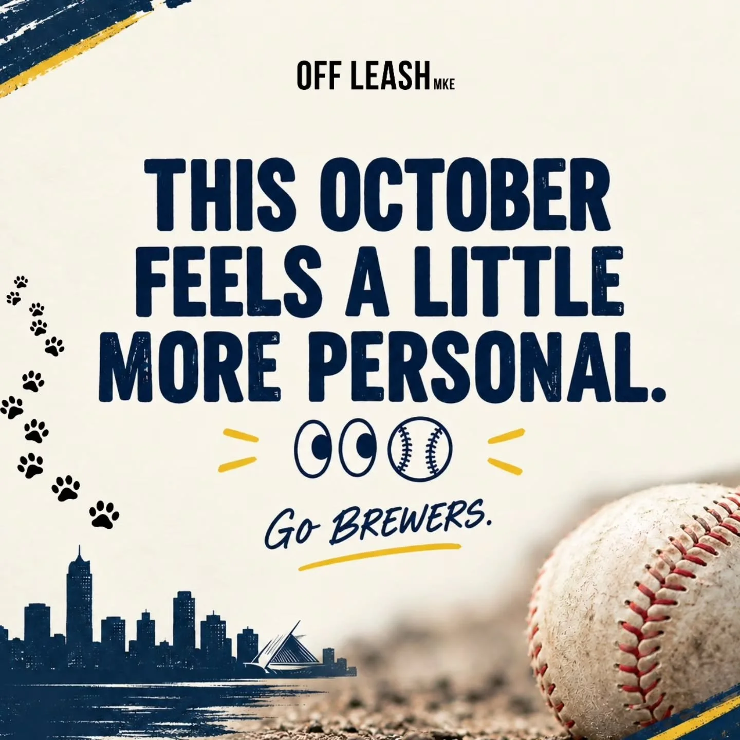 Paws crossed for Milwaukee!!! Some of our clients are in the middle of a very big post-season! 👀⚾🐾

GO BREWERS!!! 

#Brewers #ThisIsMyCrew #BrewersBaseball
#MilwaukeeBrewers #Postseason