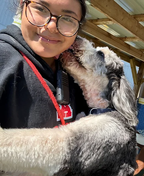 Emily Off Sign Behind the Leash: Get to Know Emily — Off Leash MKE | Adventure Club ...