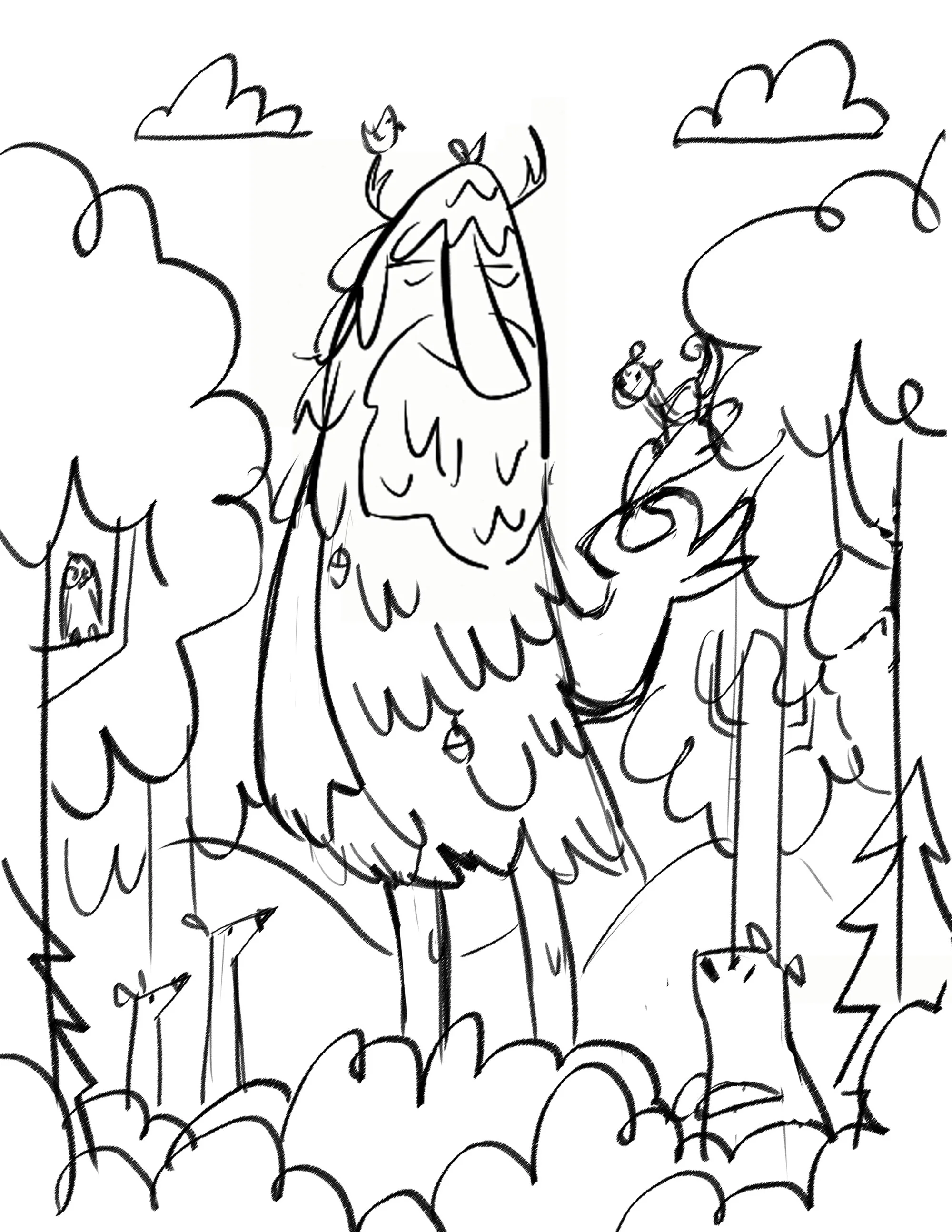 Original layout sketch.
