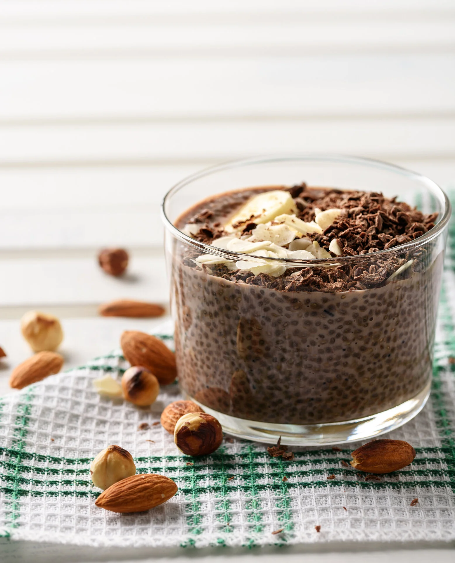 coconut cacao chia pudding