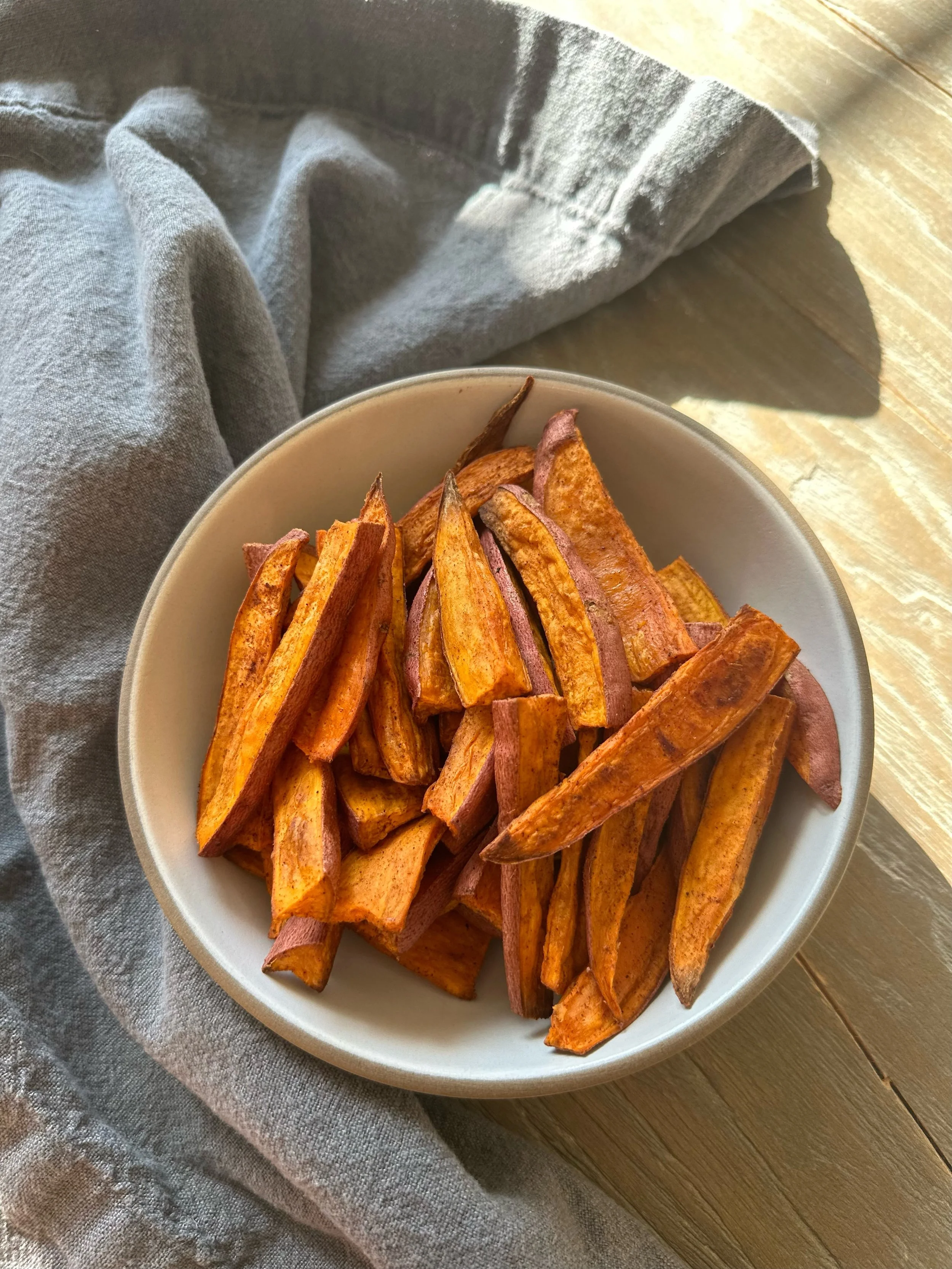 our go-to sweet potato fries, 2 ways