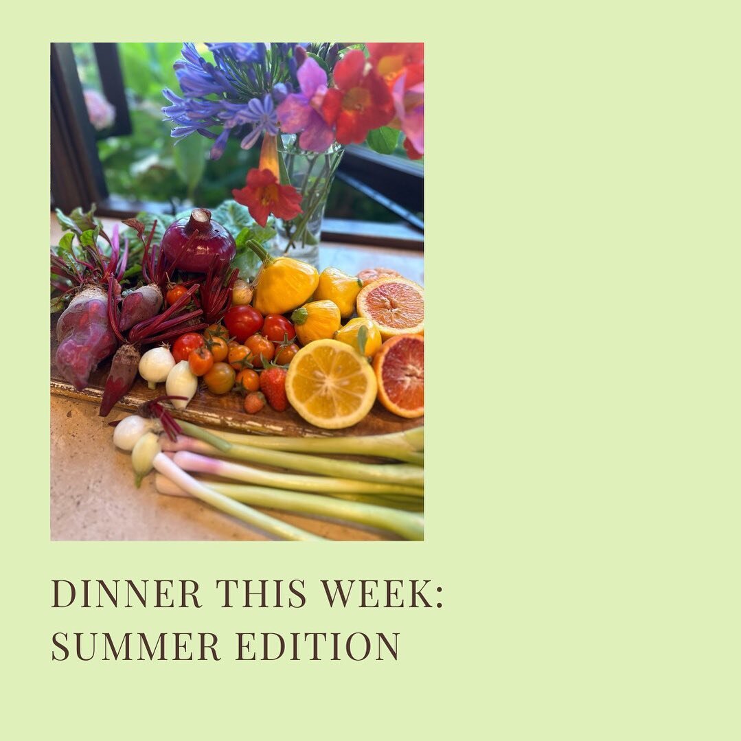 Back with another round of &ldquo;Dinner this week&rdquo; to help you make the most of all the gorgeous seasonal produce. Today&rsquo;s journal features a week&rsquo;s worth of meal inspiration with our easy summer favorites.