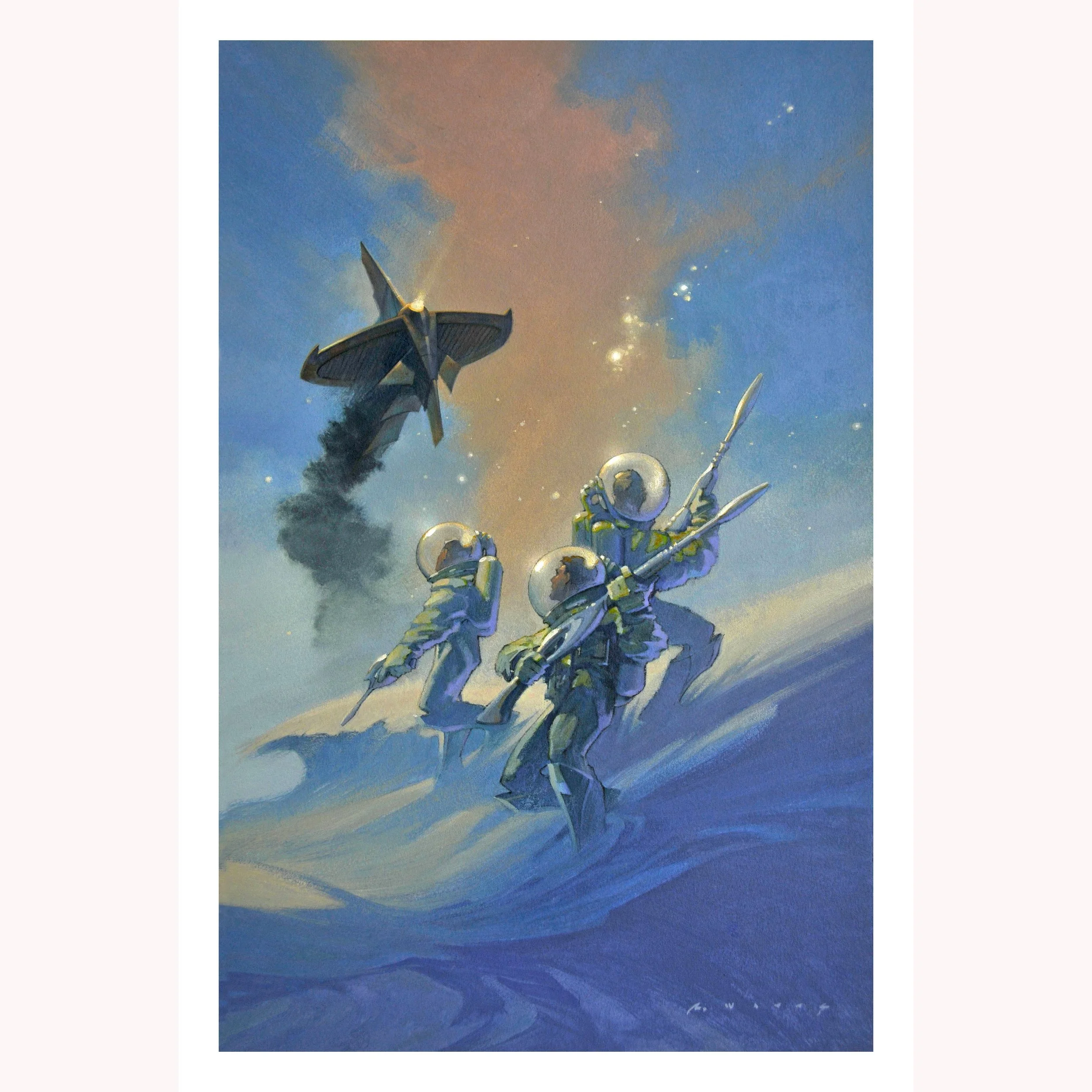 ' The Cold War ' 11" X 17" gouache on rag board