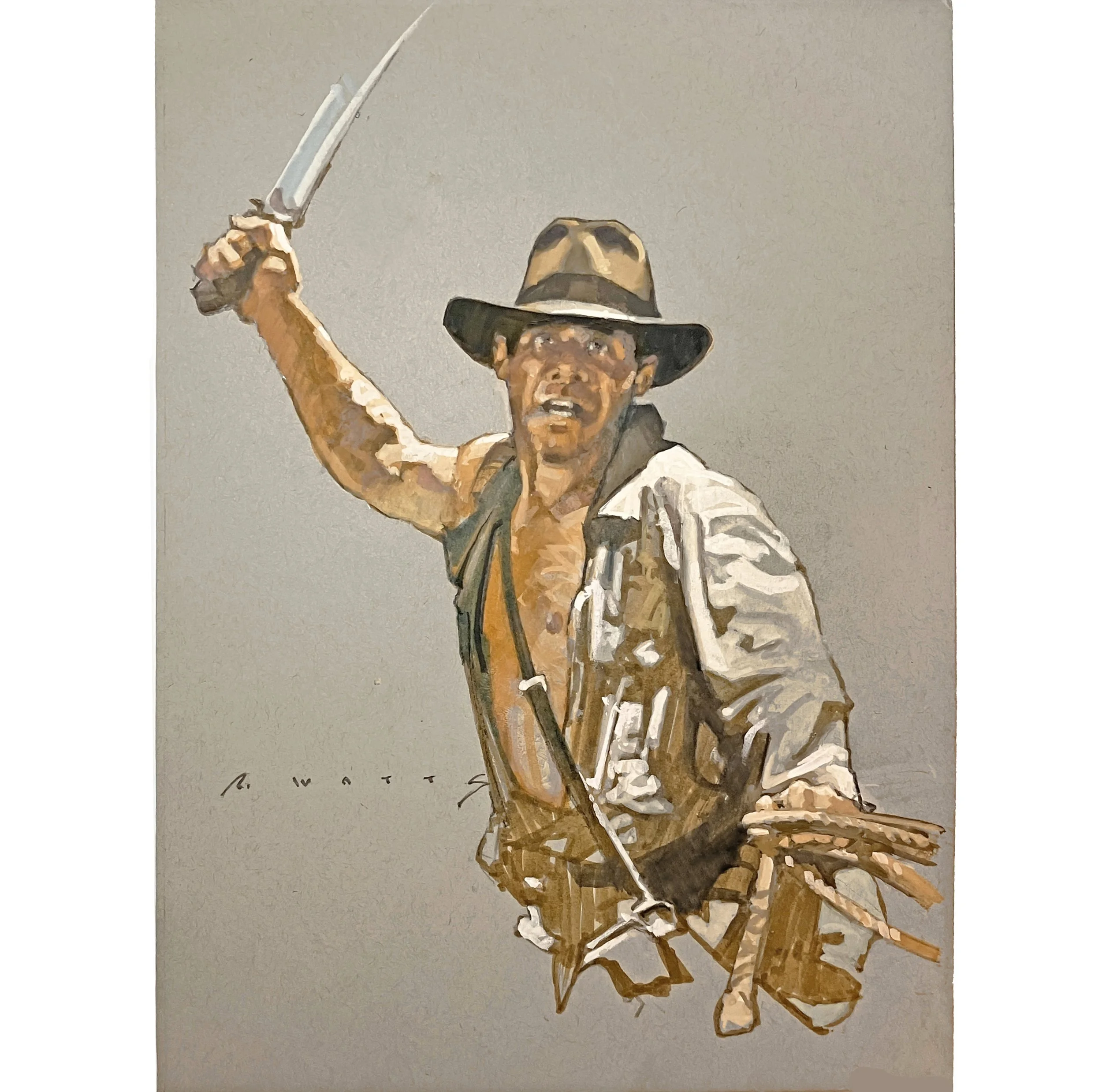 ' Indy at the rope bridge... Temple of Doom '