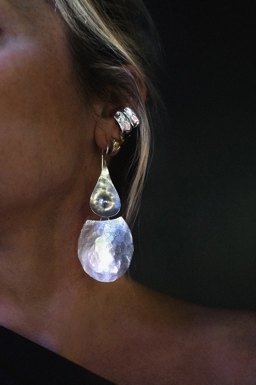 Black Patwa Handcrafted Earrings main image 1