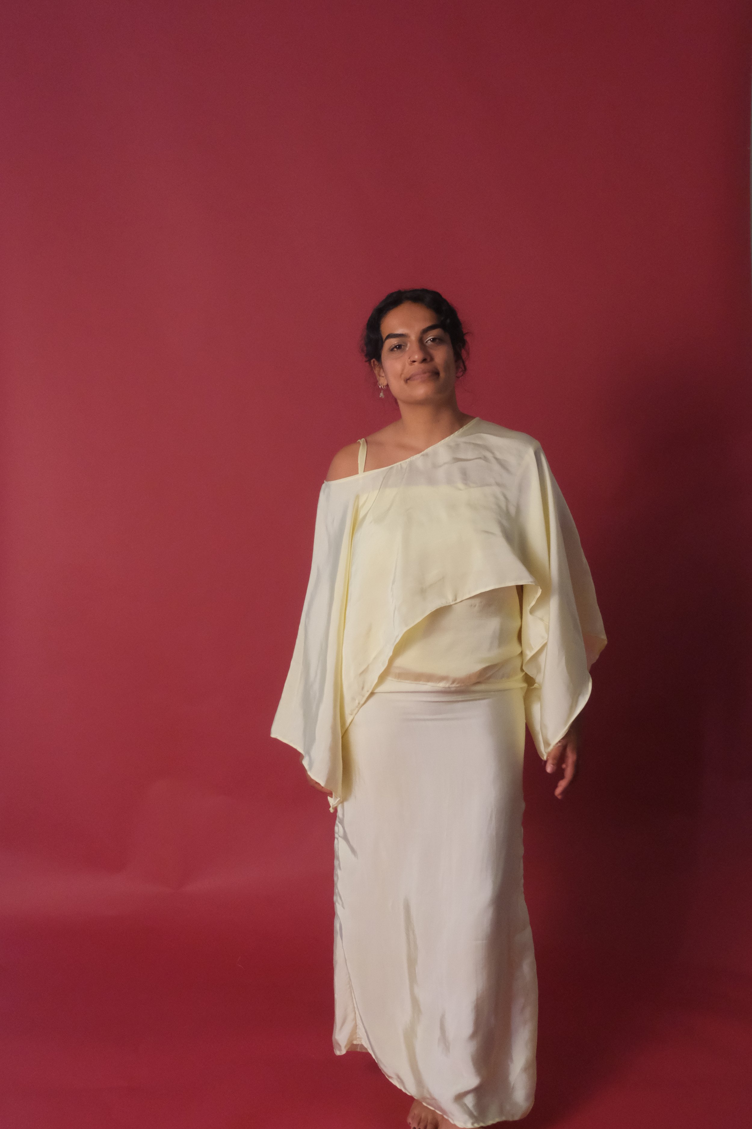 Yellow Slip Skirt