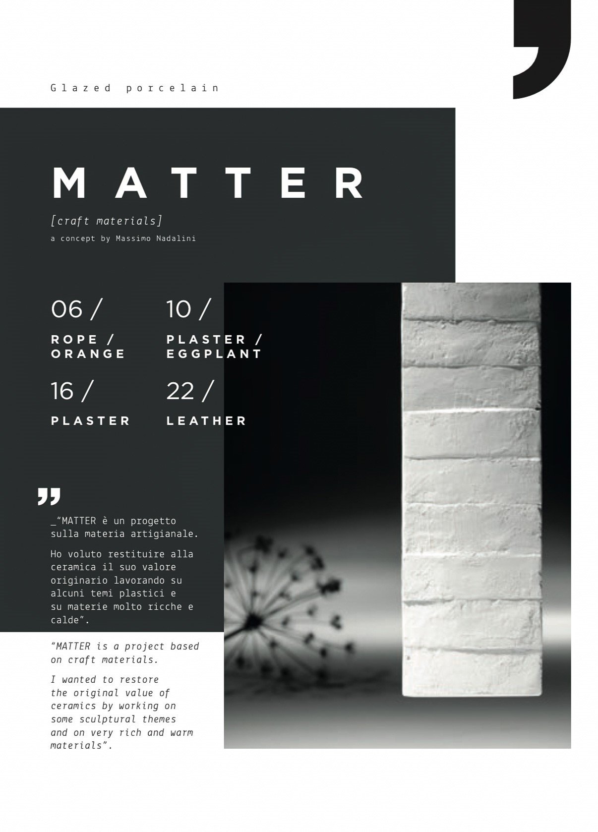 plonc. Matter Collection