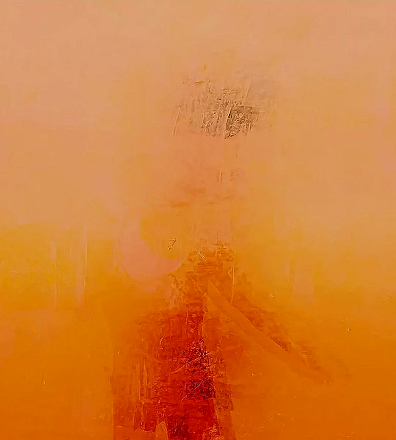 Dancing Girl - Abstract Art | Sunset