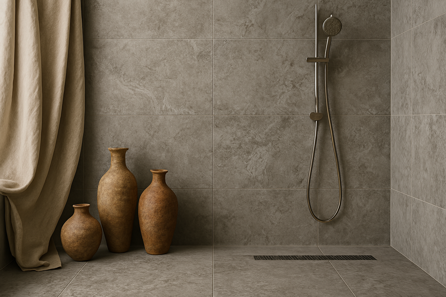 3rd Rock by plonc. — authored porcelain surface featuring sculpted mineral relief, layered geological movement and soft grey tonal variation inspired by Earth’s formation and planetary geology.