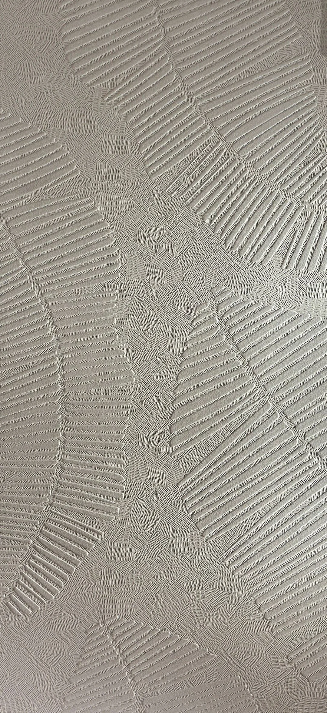 Fossilised Leaves by plonc. — authored porcelain surface featuring fossil-inspired leaf relief pressed into soft mineral porcelain, expressing geological memory through sculptural texture and subtle tonal variation.